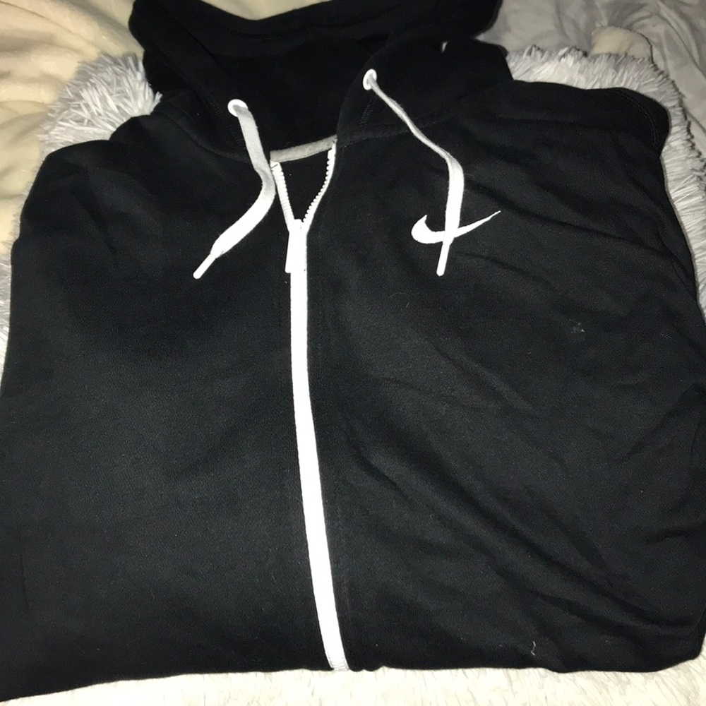 Black Zip Up NIKE Hoodie